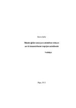 Referāts 'Mazās ģildes interjera attīstības vēsture un tā izmantošanas iespējas mūsdienās', 1.