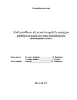 Referāts 'Kvēlspuldžu un ekonomisko spuldžu enerģijas patēriņa un apgaismojuma salīdzināju', 2.