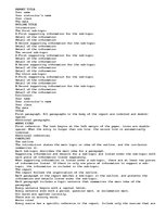 Konspekts 'How to Make a Professional Report', 1.