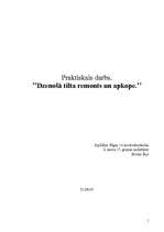 Konspekts 'Dzenošā tilta remonts un tehniskā apkope', 1.