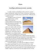 Eseja 'Senās Ēģiptes arhitektūras piemineklis - piramīdas', 1.