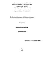 Konspekts 'Reklāmas plānošana. Reklāmas pētīšana', 1.