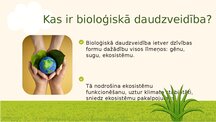 Prezentācija 'Bioloģiskā daudzveidība Latvijā', 2.