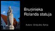 Prezentācija 'Bruņinieka Rolanda statuja. Vizuālā māksla', 1.