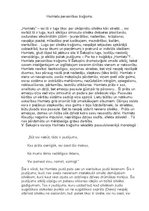 Eseja 'Hamleta personības traģisms', 1.