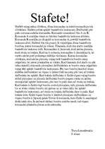 Konspekts 'Stafete', 1.