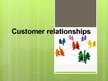 Prezentācija 'Customer Relationships', 1.