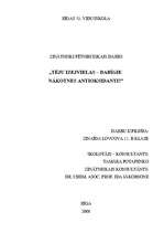 Referāts 'Tēju izejvielas – dabīgie nākotnes antioksidanti?', 1.