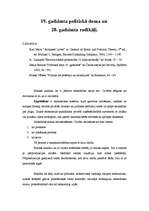 Konspekts '19.gadsimta politiskā doma un 20.gadsimta radikāļi', 1.