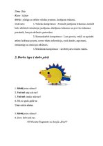 Paraugs 'Teksti bērniem latviešu valodā par tēmu "Ezis" un uzdevumi', 6.