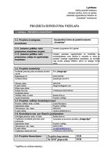 Paraugs 'Projekta "Starptautiskā bērnu un jauniešu nometne "Draudzība"" iesnieguma lapa', 1.