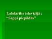 Prezentācija 'Labdarība televīzijā: "Sapņi piepildās"', 1.