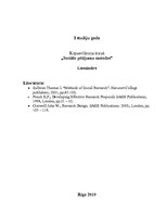 Konspekts 'Problēma kā pētījuma īstenošanas pirmais solis', 1.