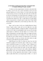 Eseja '"Es esmu stāds, kas svešuma gaisu nevar panest." R. Blaumanis', 1.