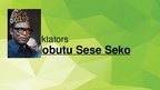 Prezentācija 'Diktators Mobutu Sese Seko', 1.