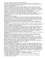 Eseja 'Specific Features of Financial Services Marketing', 1.