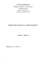 Referāts 'Vizuālās mākslas mācību saturs un metodika sākumskolā', 1.