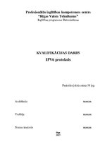 Diplomdarbs 'IPv6 protokols', 1.