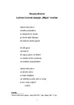 Eseja 'Laimas Līvenas dzejoļa "Mājas" analīze', 1.