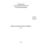 Eseja 'Ģimenes un pasaules uztvere mūsdienās', 1.