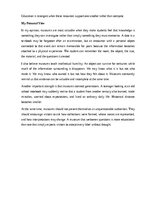 Eseja 'The role of museums in education', 15.