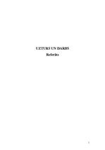 Referāts 'Uzturs un darbs', 1.