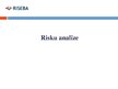 Prezentācija 'Risku analīze', 1.