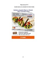 Prakses atskaite 'Отчет о профессиональной рекламной практике (Euro Doners Kebabs Latvija)', 28.