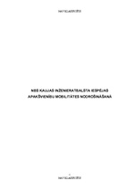 Referāts 'NBS kaujas inženieratbalsta iespējas apakšvienību mobilitātes nodrošināšanā', 1.