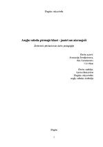 Referāts 'Angļu valoda pirmajā klasē - jautri un aizraujoši', 1.