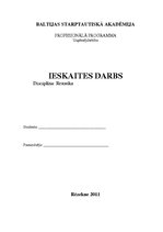 Paraugs 'Ieskaites darbs retorikā', 1.