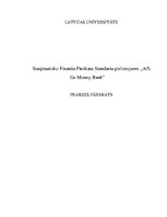 Prakses atskaite 'Starptautisko finanšu pārskatu standartu pielietojums AS "Ge Money Bank"', 1.