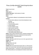 Konspekts 'Integrētā diena 3.klasei "Latvijas dzīvnieki"', 1.