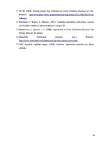 Diplomdarbs 'Iekštelpu un āra mācību vides nozīme daudzpusīgā pirmsskolēna attīstībā', 39.