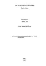 Referāts 'Politiskie režīmi', 1.