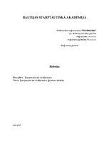 Referāts 'Starptautiskais civilprocess ģimenes tiesībās', 1.