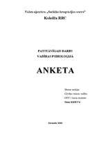 Konspekts 'Pārmaiņu vadības anketa', 1.