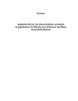 Referāts 'Koksnes pelni, to izmantošana augsnes kaļķošanai un tīruma kultūraugu ražības pa', 1.