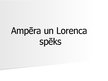 Prezentācija 'Ampēra un Lorenca spēks', 1.