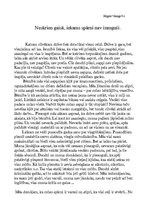 Eseja 'Neskrien gaisā, iekams spārni nav izauguši', 1.