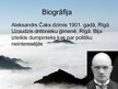 Prezentācija 'Aleksandrs Čaks', 2.