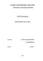 Referāts 'OKCIS koncepcija', 1.