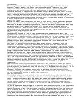 Eseja 'Critically Comparing and Contrasting Two Approaches to Discourse Analysis', 1.