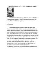 Referāts 'Alternatīvo izglītības teoriju pirmsākumi', 3.