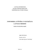 Referāts 'Snovborda attīstība un ienākšana Latvijas medijos', 1.