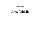 Referāts 'Senā Grieķija', 1.