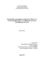 Referāts 'Kriminālziņu atspoguļojums laikrakstos "Diena" un "Neatkarīgā Rīta Avīze"', 1.