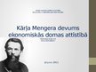 Prezentācija 'Kārļa Mengera devums ekonomiskās domas attīstībā', 1.