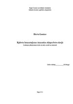 Referāts 'Epitetu izmantojums Amandas Aizpurietes dzejā', 1.