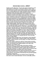Eseja 'Alberta Bela romāns "Būris"', 1.